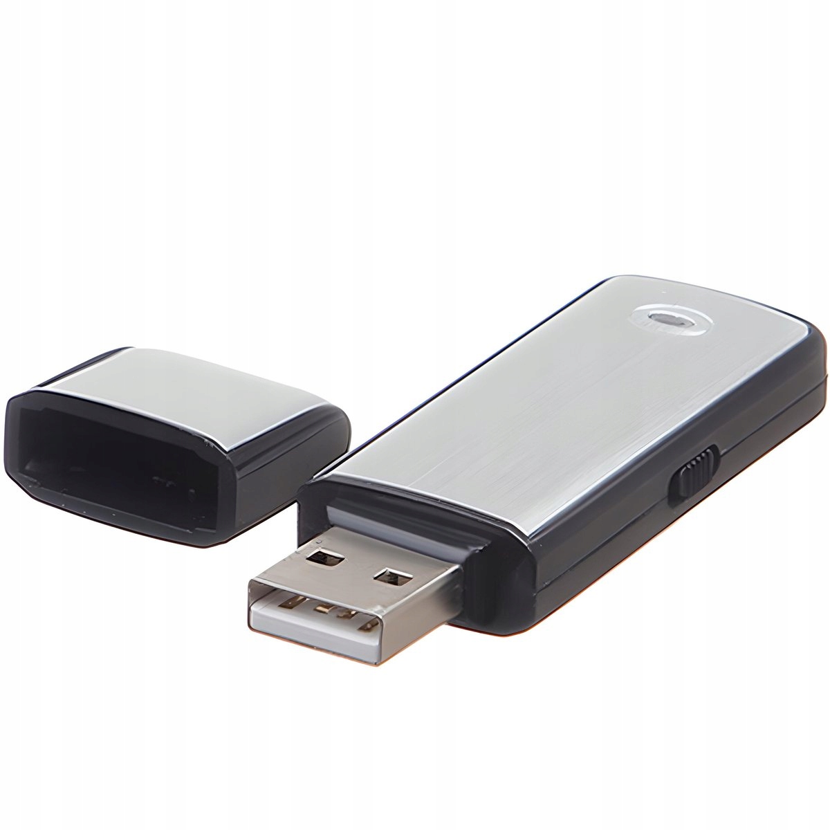 Dyktafon szpiegowski pendrive z detekcją dźwięku VOS Black-200 - obrazek 10