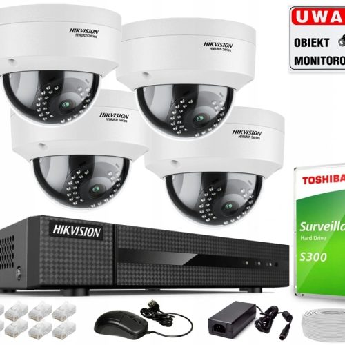 Zestaw do monitoringu Hikvision IP-KIT NVR-4CH-POE...
