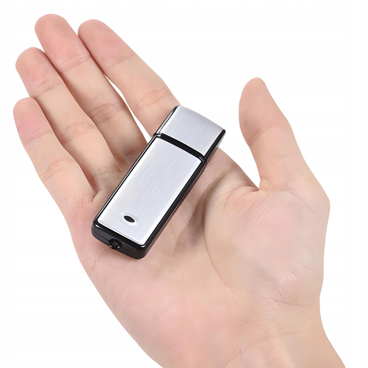 Dyktafon szpiegowski pendrive z detekcją dźwięku VOS Black-200 - obrazek 14