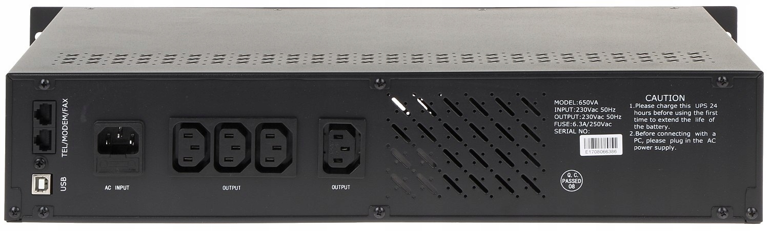ZASILACZ UPS AT-UPS650R-RACK 650 VA EAST - obrazek 7