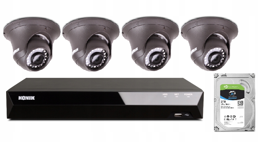 ZESTAW MONITORINGU DOMU 5MPX KENIK