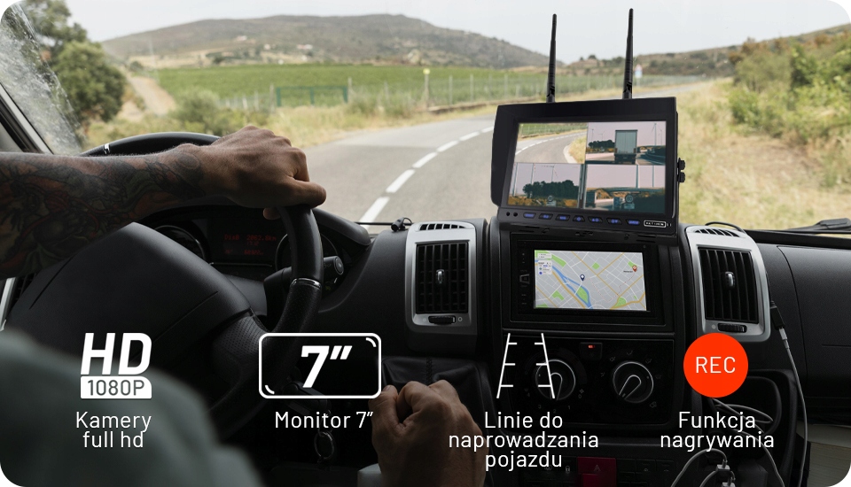 Zestaw do monitoringu VidiLine ViDi-MM-4CH-WiFi - obrazek 7