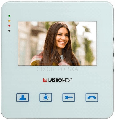 Laskomex Monitor MVC-8251 BIAŁY KOLOR 4.3″ ...