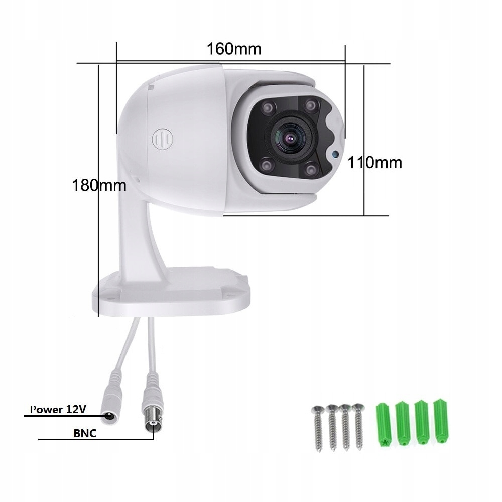 KAMERA OBROTOWA PTZ FULL HD 2MPX 1080P AHD IR - obrazek 6