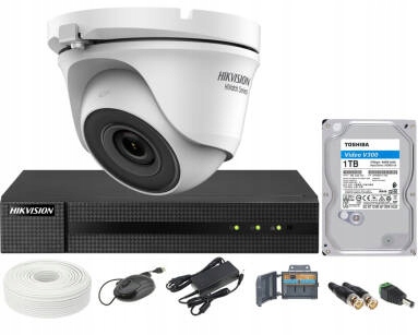 Zestaw monitoringu HDD 1TB – Hikvision Hiwat...