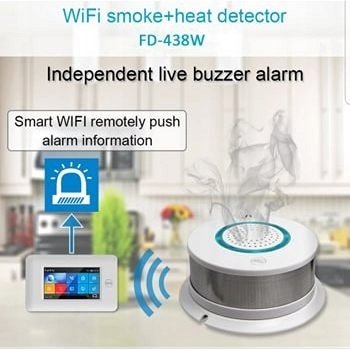 CZUJKA WIFI DYMU CZADU POŻARU Z POWIADOMIENIAMI - obrazek 5