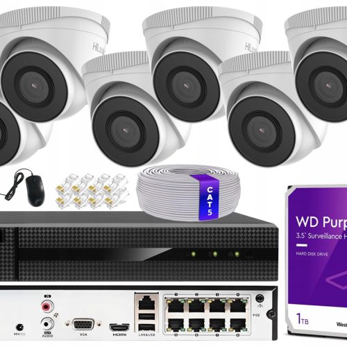 Zestaw do monitoringu HiLook by Hikvision IPCAM-T5...