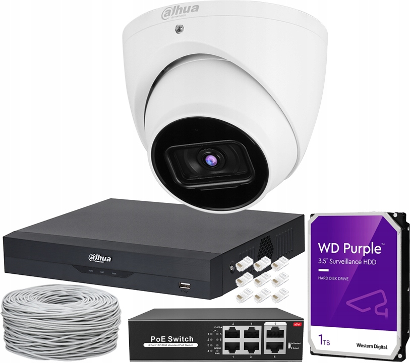 Zestaw do monitoringu Dahua IP-KIT-IPC-HDW3541EM