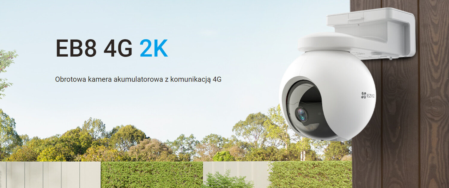 Kamera obrotowa z własnym zasilaniem EZVIZ EB8 4G/LTE - obrazek 11
