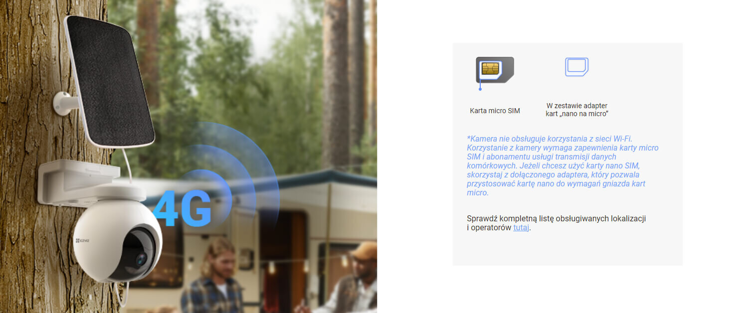 Kamera obrotowa z własnym zasilaniem EZVIZ EB8 4G/LTE - obrazek 13