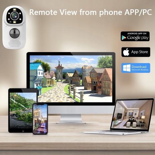 Kamera 4G na baterie, kartę sim na działkę budowę