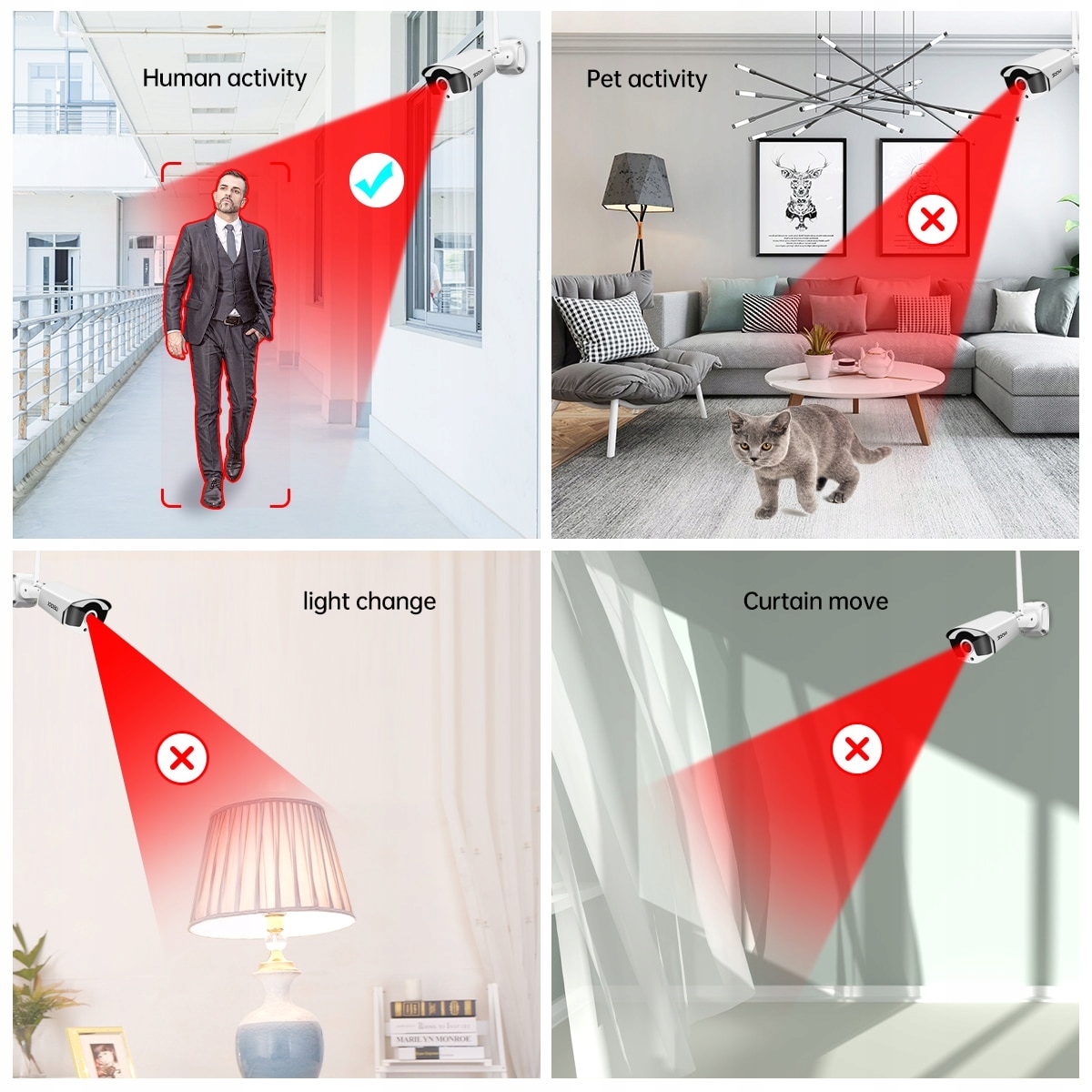 ZESTAW MONITORINGU WIFI NAGRYWANIE OBRAZU I GŁOSU - obrazek 6