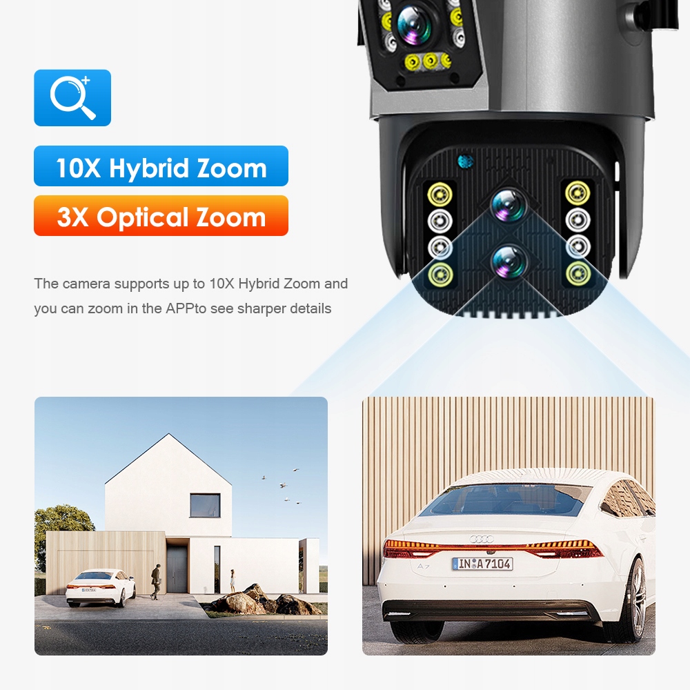 KAMERA WIFI 12MPX 10x Zoom automatyczne śledzenie - obrazek 11