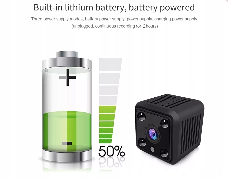 MINI KAMERA WIFI NA BATERIE SZPIEGOWSKA APP TUYA - obrazek 5