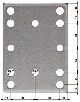 UCHWYT NA SŁUP BRU-1