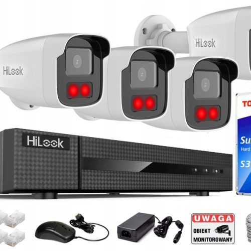Zestaw do monitoringu Hikvision CCTV-KIT-4MP-50IR ...