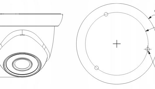 Zestaw kamer kopułkowa PC-HDW1230S-0280B-S4 -7szt