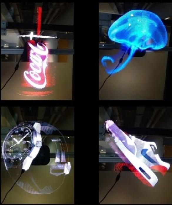 Wyświetlacz Hologram 3D reklamowy 100cm 1406LED - obrazek 8