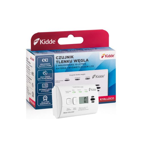 Czujnik czadu tlenku węgla Kidde K10LLDCO