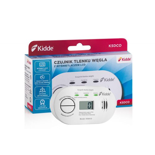 Czujnik czadu tlenku węgla Kidde K5DCO