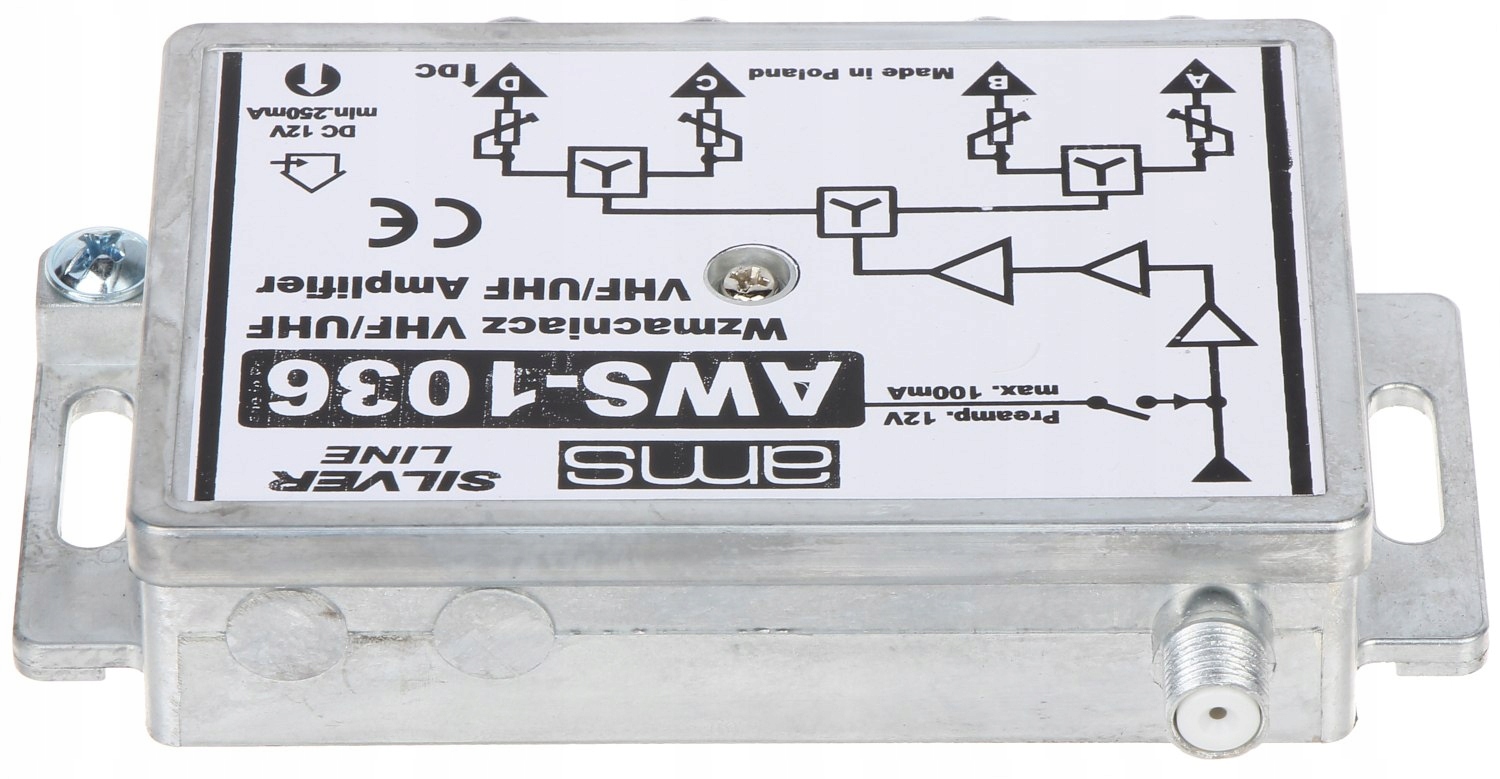 WZMACNIACZ ANTENOWY AWS-1036 AMS - obrazek 14