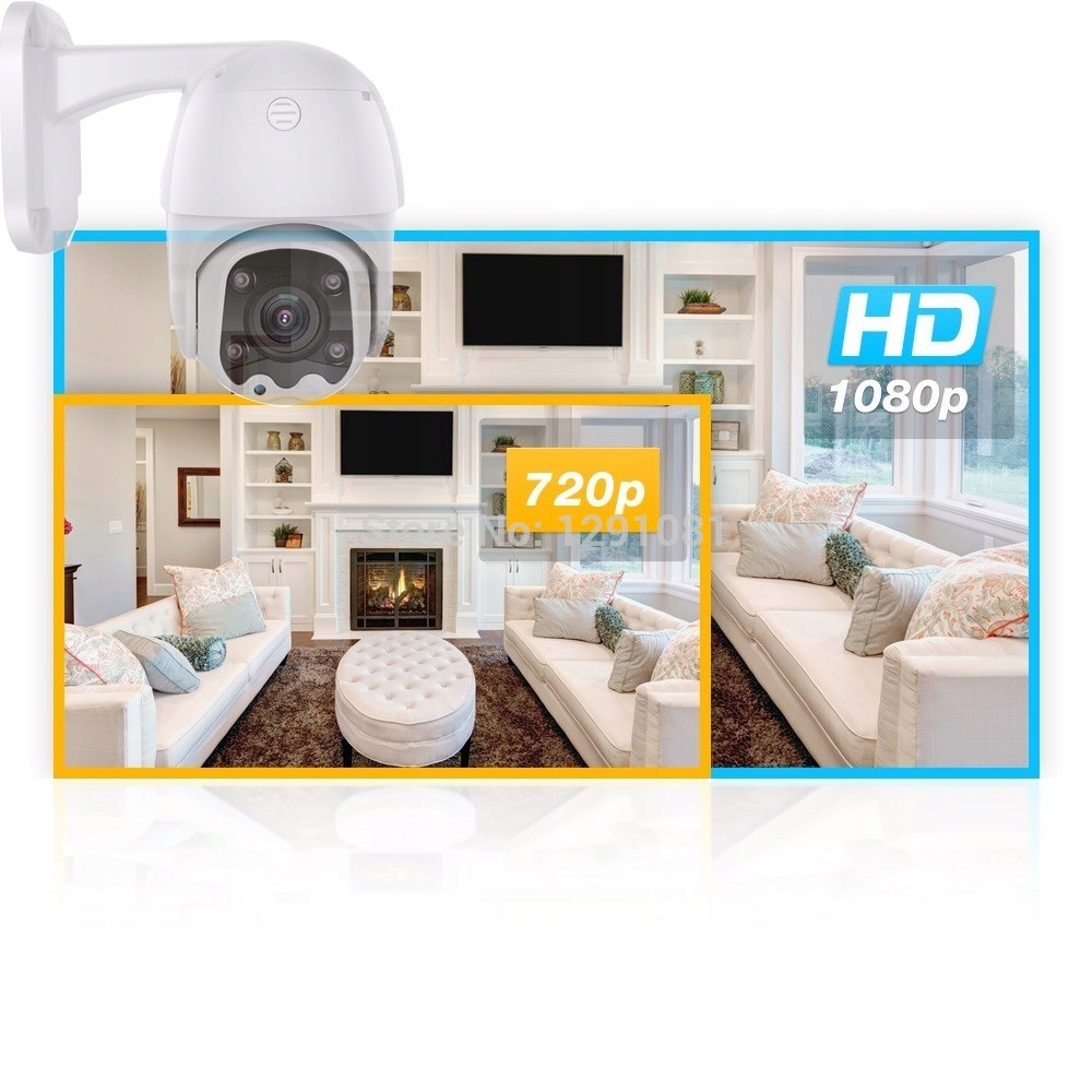 KAMERA OBROTOWA PTZ FULL HD 2MPX 1080P AHD IR - obrazek 9