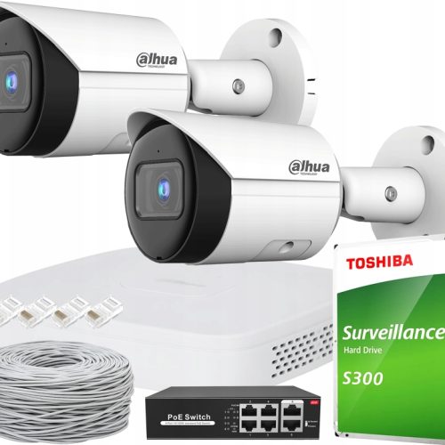 Zestaw do monitoringu Dahua IP-KIT-4MPx WizSense 4...