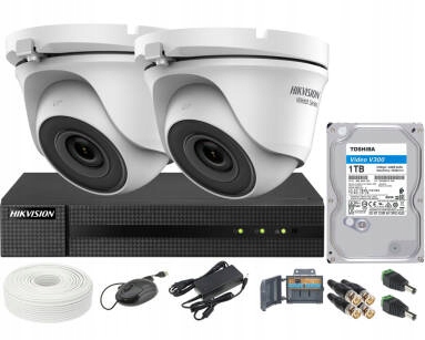 Zestaw monitoringu 2Mpx 1TB – Hikvision Hiwa...