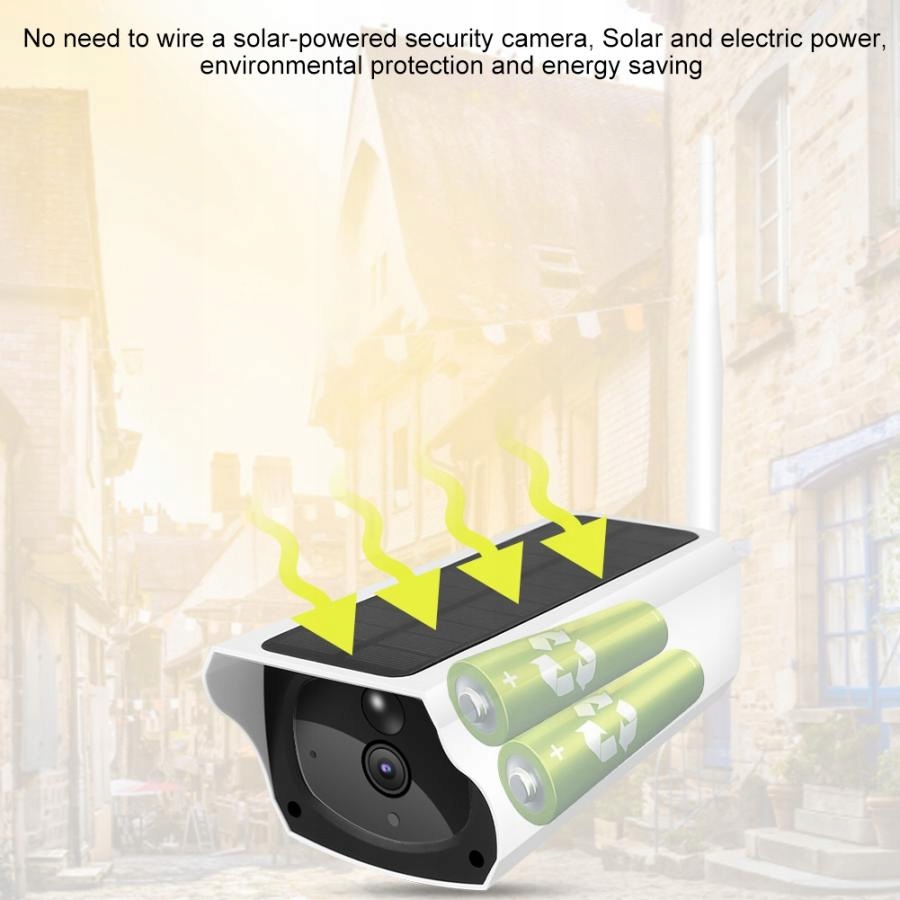 Zewnętrzna Kamera Solarna WIFI FULL HD APP TUYA_`_`!_!` - obrazek 4