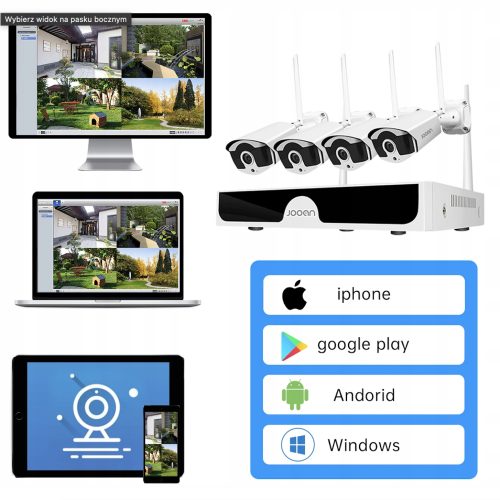 Zestaw do monitoringu JOOAN Security 4CH 3MP