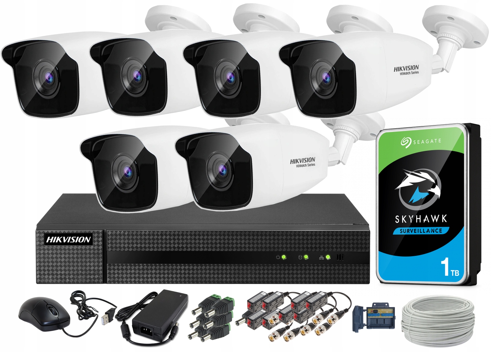 Zestaw do monitoringu Hikvision Zestaw CCTV 6x HWT-B220
