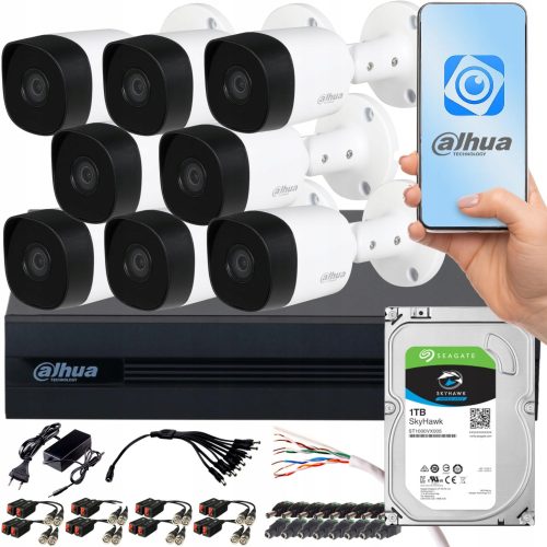 ZESTAW MONITORINGU DAHUA COOPER XVR 1TB FULLHD