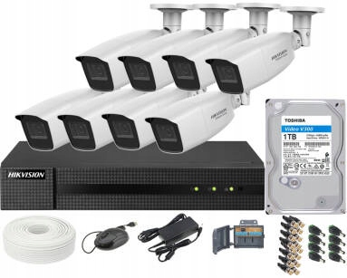 Zestaw monitoringu FullHD, – Hikvision Hiwat...
