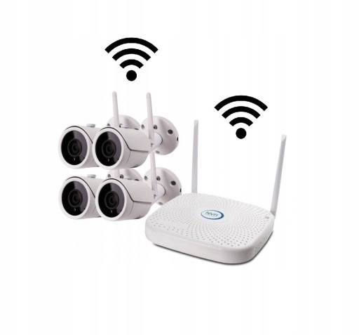 Zestaw 4 kamer do monitoringu bezprzewodowego WIFI - obrazek 2