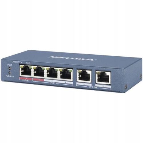 Switch PoE 6 portów hikvision