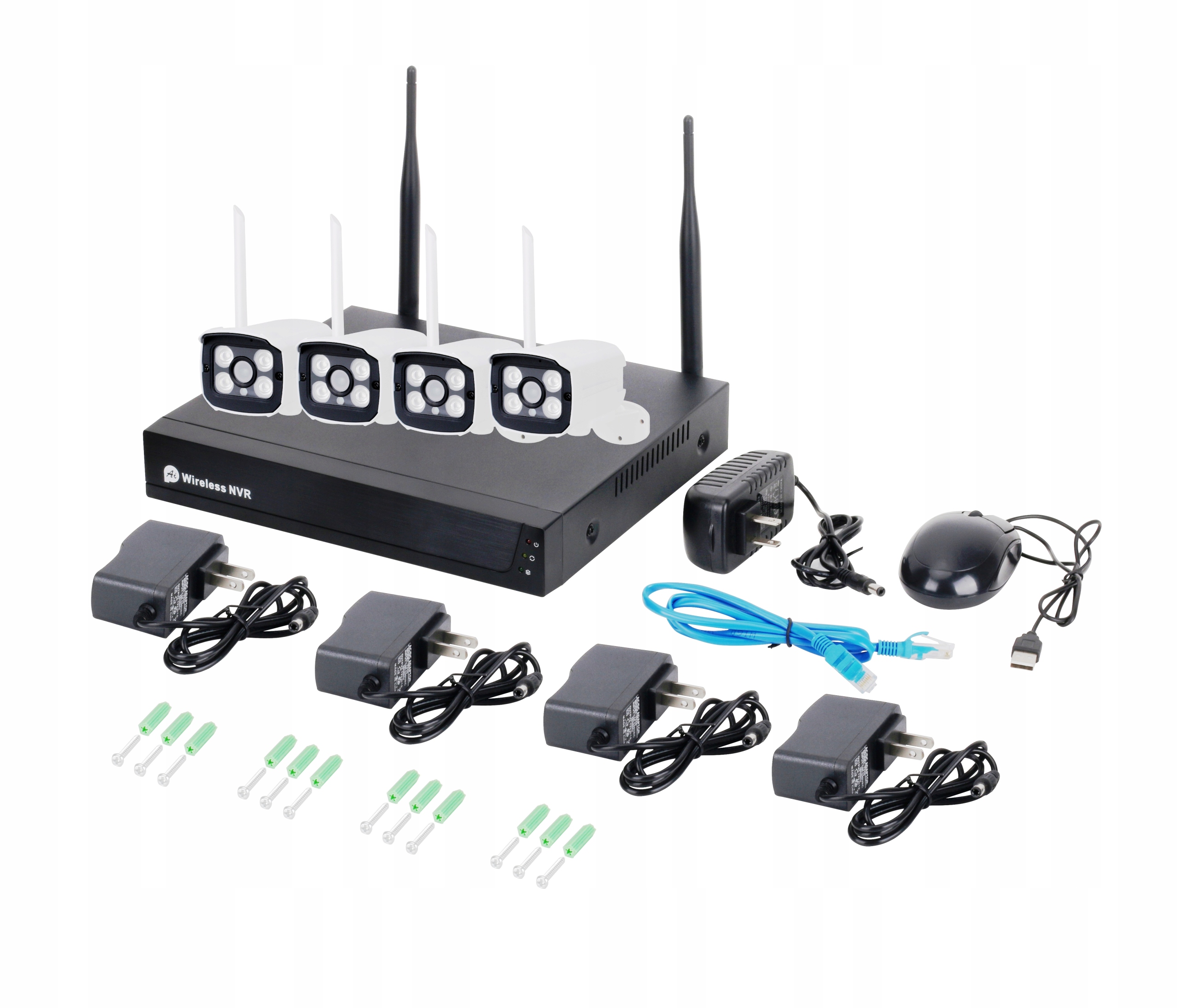 ZESTAW 4 KAMER WIFI NAGRYWARKA APLIKACJA TUYA SMAR - obrazek 7