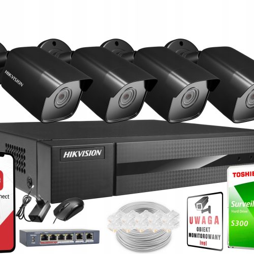 Zestaw do monitoringu Hikvision HWN-KIT-4IPCAM