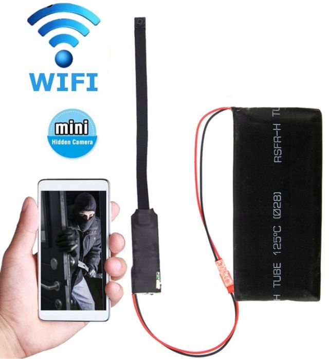 Ukryta MINI kamera szpiegowska WiFi dzień/noc IR - obrazek 7