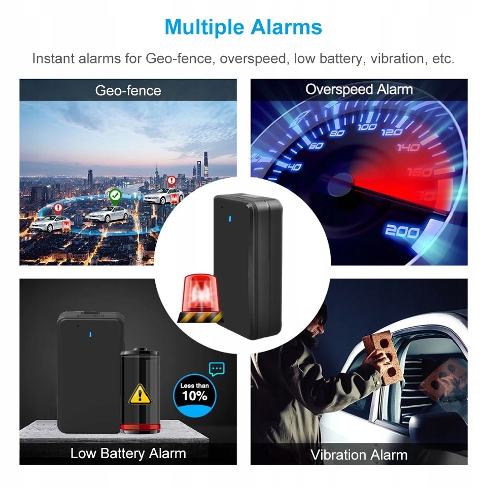 GPS AT4 LTE 10000mAH Bluetooth sterowanie głosowe SIM CARD - obrazek 4