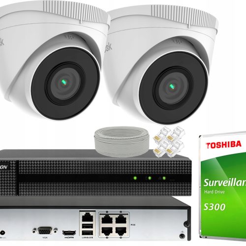Zestaw do monitoringu Hikvision NVR+IPCAM-T2 KIT P...