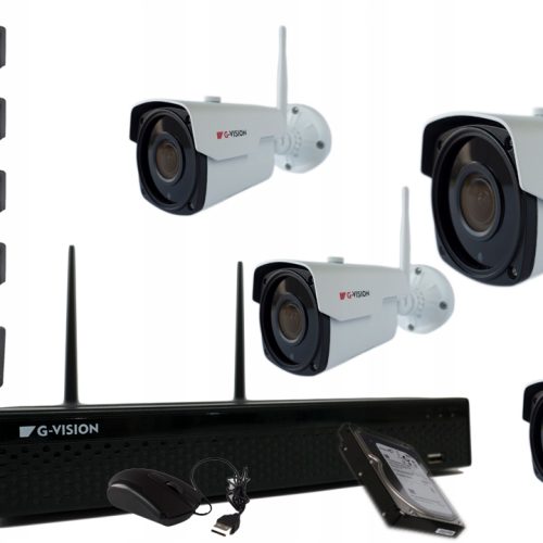 ZESTAW WIFI DO MONITORINGU DOMU FIRMY 5MPX IR60m