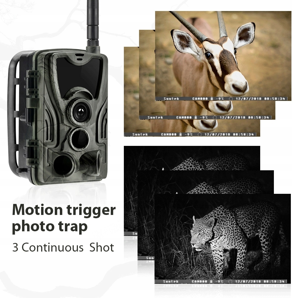 KAMERA LEŚNA FOTOPUŁAPKA 20MPX MMS SMS E-MAIL - obrazek 9