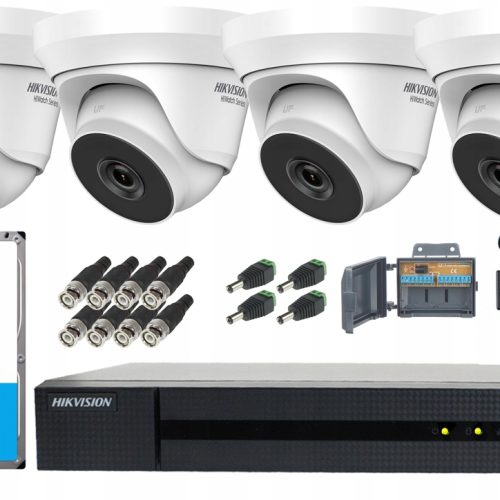 Zestaw do monitoringu Hikvision Zestaw 4x HWT-T220...