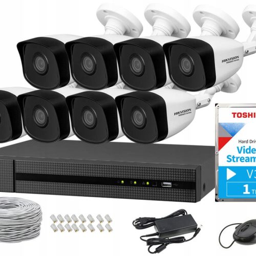 Zestaw do monitoringu Hikvision Hiwatch HWI-B140H ...
