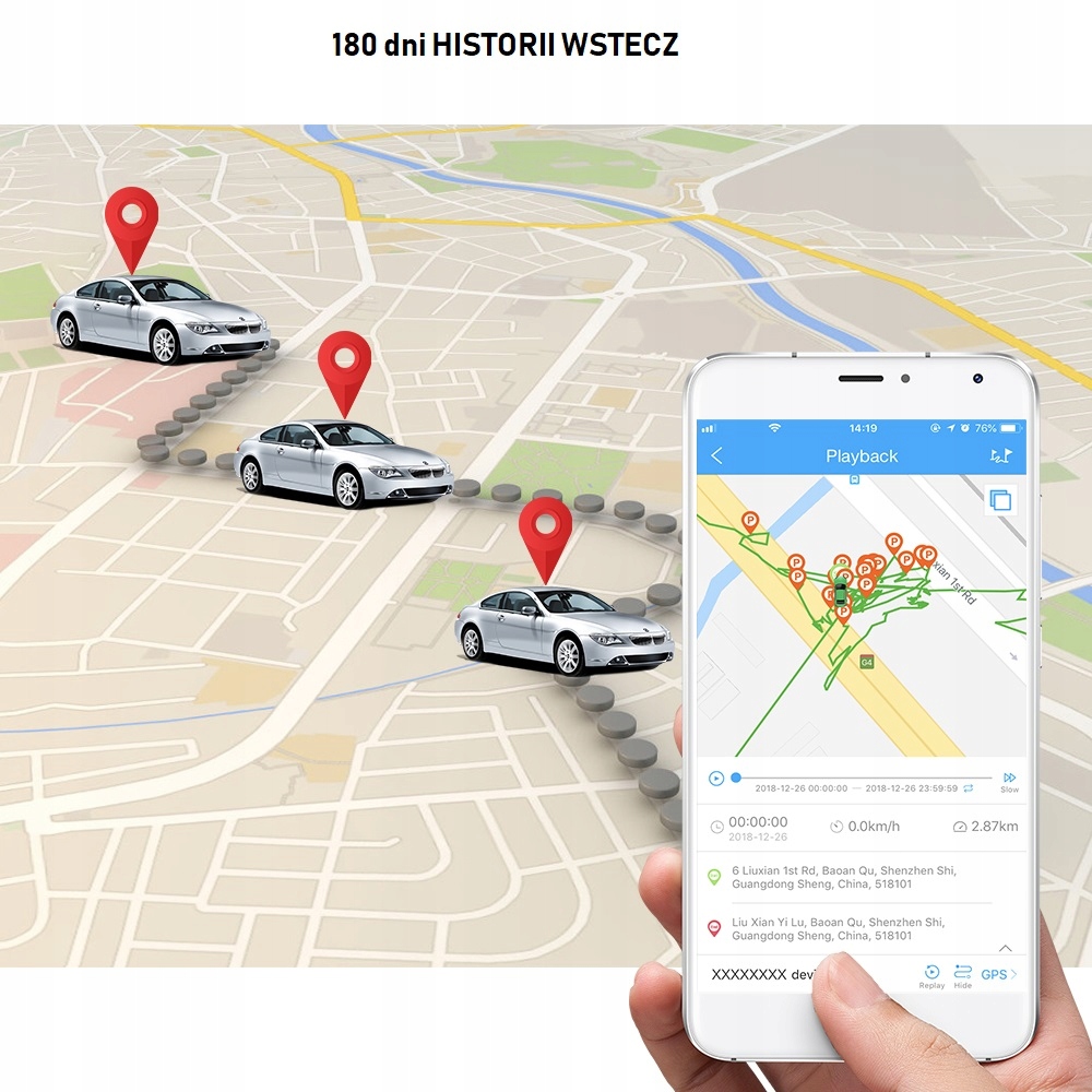Lokalizator Nadajnik Samochodowy GPS GSM USB - obrazek 7