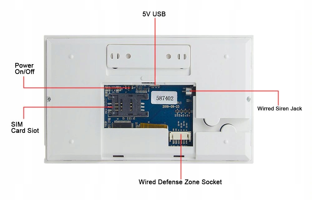 Bezprzewodowy alarm gsm + WiFi PG107 +Syrena 120dB - obrazek 11