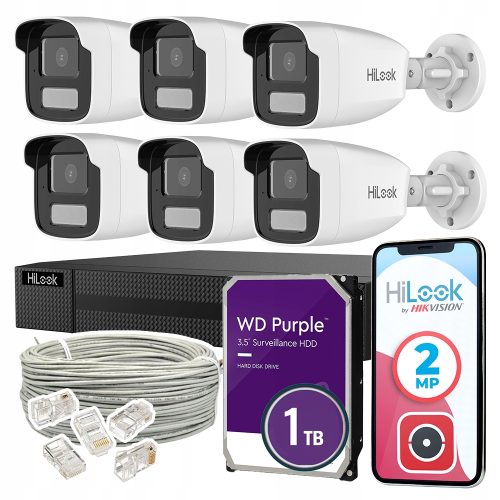 Zestaw do monitoringu Hikvision IPCAM-B2-50DL