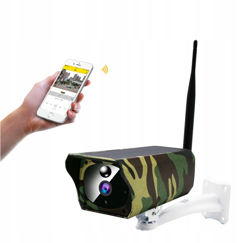 Kamera Solarna WIFI FULL HD Kamera Leśna Moro - obrazek 6