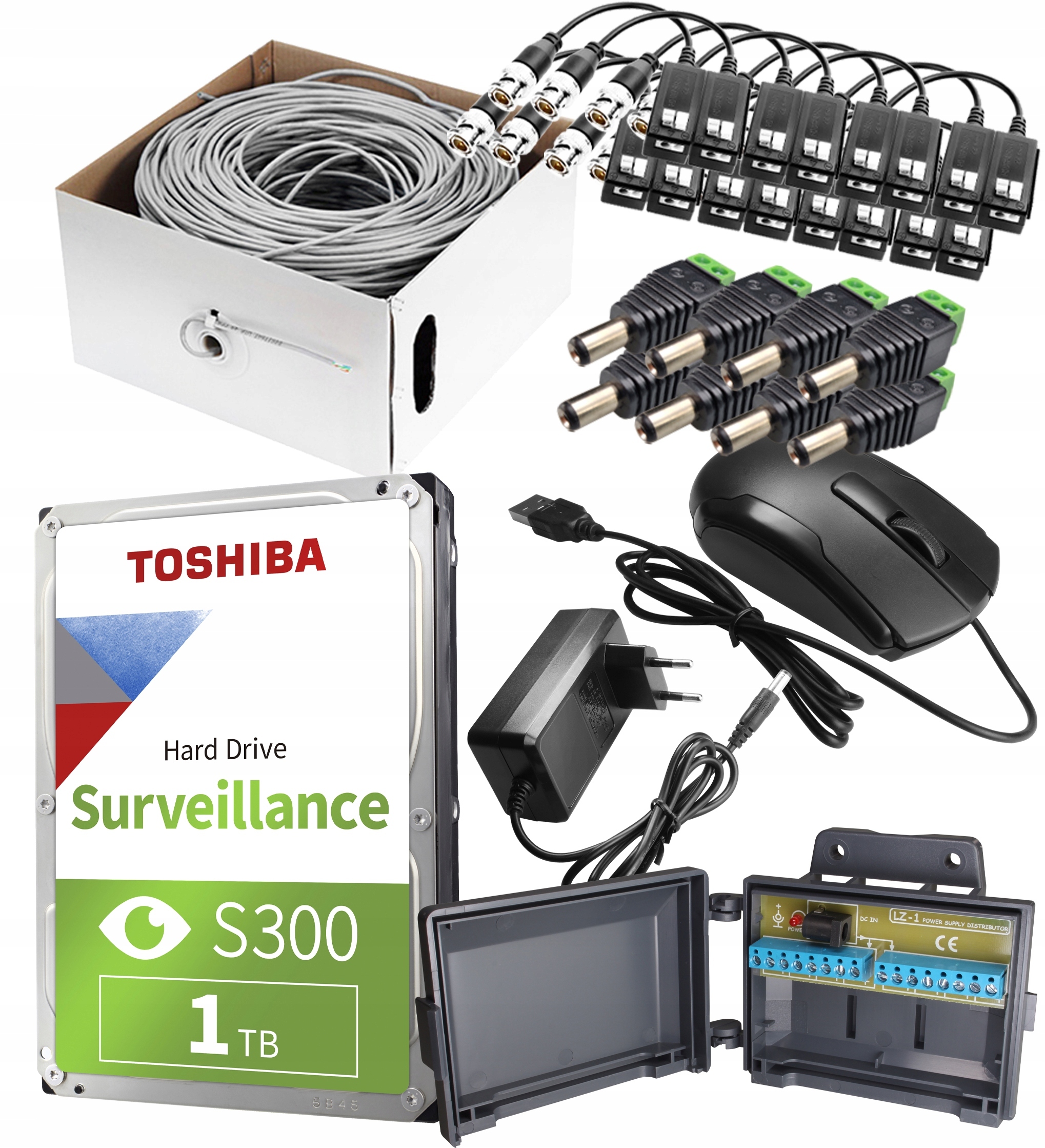 Zestaw do monitoringu Hikvision HWD-5108M+HWT-B220-M(x8)+1TB - obrazek 6