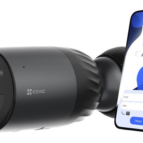 Kamera z własnym zasilaniem i panelem słonecznym Wi-Fi 8 Mpx EZVIZ eLife BC1C 4K Pro